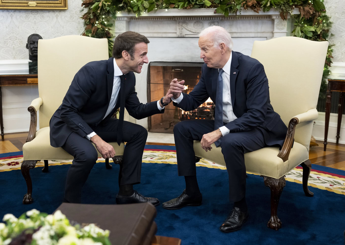 Macron y Biden