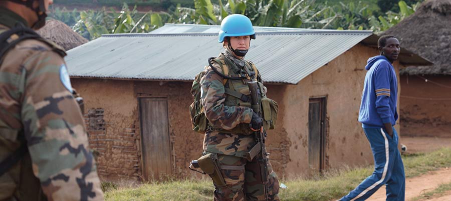 Soldaten im Kongo