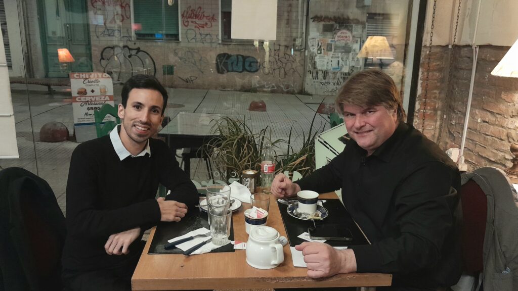 Nahuel González (izq.) junto a Tjark Bartels (der.)