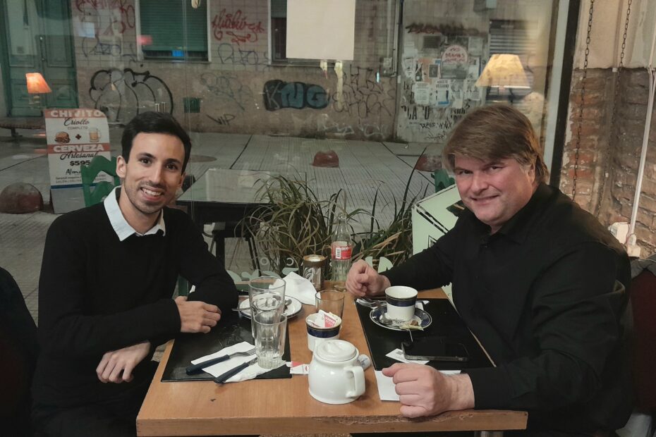 Nahuel González (izq.) junto a Tjark Bartels (der.)